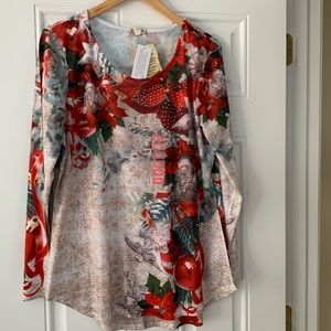Ladies Holiday Shirt 2XL by One World